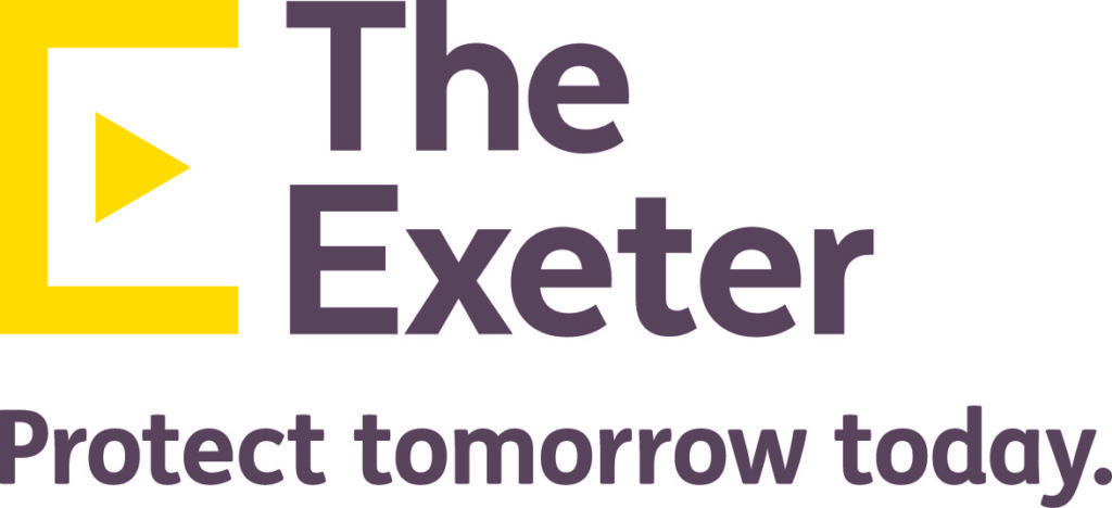 The Exeter logo protect tomorrow today.